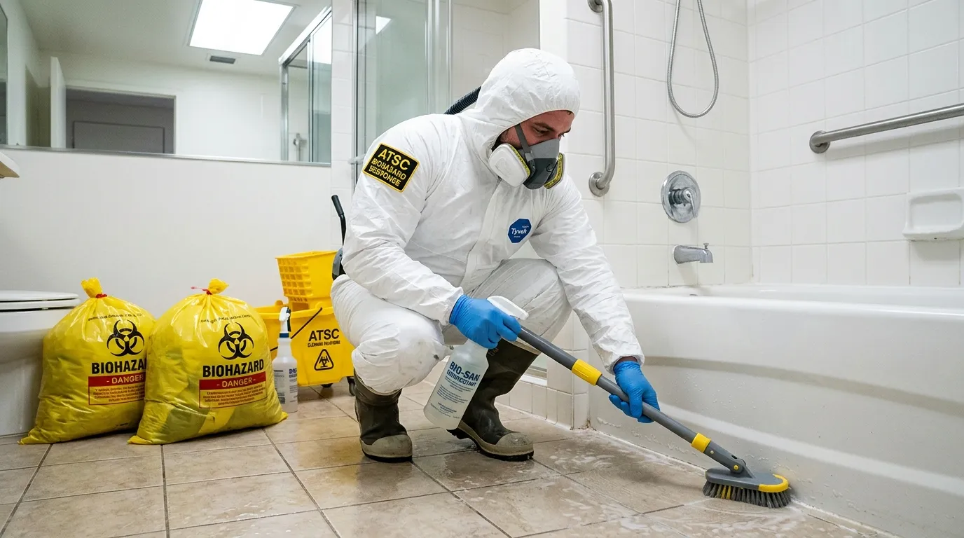 Decontamination equipment deployed for Blood Cleanup in Somerdale